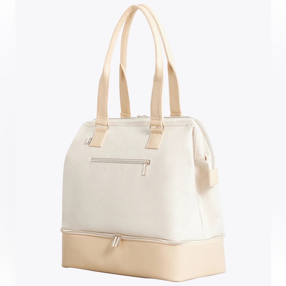BNWT BÉIS Beige and Cream The Weekender - Picture 3 of 9